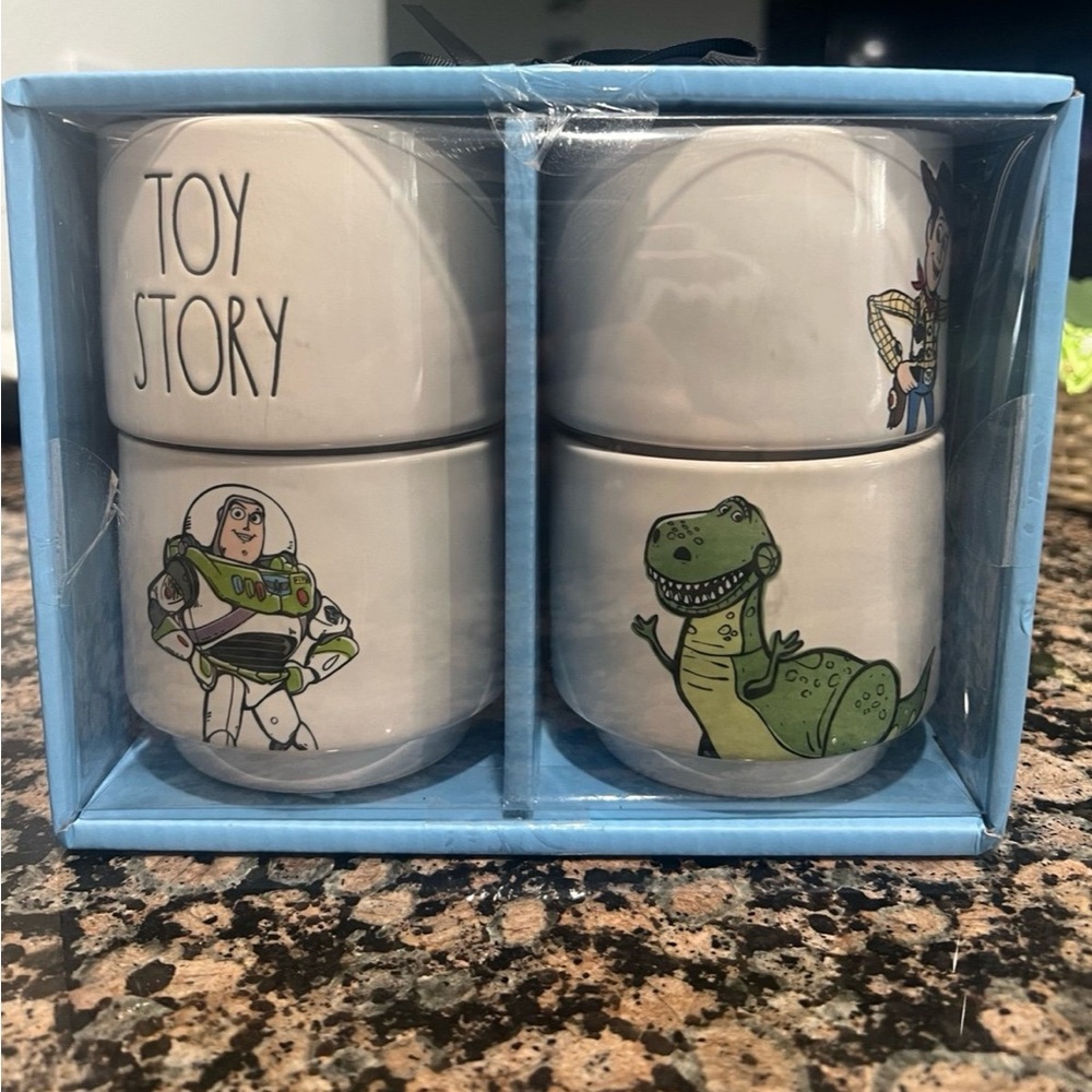 Rae Dunn Toy Story Set Of 4 Ramekins